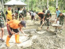 Solusi Infrastruktur TMMD 128 Kodim 1316/Boalemo Hadirkan Jalan Rabat Beton Untuk Mobilitas Warga Boalemo Lebih Aman