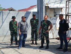 Peninjauan Danrem 133 Nani Wartabone Brigjen TNI Hardo Sihotang Di Koperasi Desa Kelurahan Merah Putih Telaga Biru