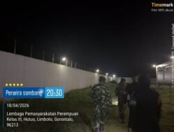 Kebersamaan Koramil 1315-02 Limboto Dan Lapas Perempuan Perkuat Pengamanan Lingkungan Secara Terpadu