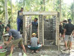TMMD 128 Kodim 1316 Boalemo Wujudkan MCK Umum Layak Untuk Tingkatkan Kesehatan Masyarakat Desa