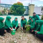 Momentum Olahraga Dan Kepedulian Lingkungan Bersama Ibu Julius Jongen Matakena Di Koramil Telaga Berlangsung Penuh Antusias