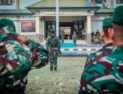 Upacara Mingguan Personel Kodim 1315 Kab. Gorontalo Berlangsung Tertib Dan Penuh Disiplin Bersama Seluruh Jajaran Satuan
