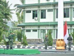 Kasrem 133/NW Pimpin Upacara 17 April 2026 Di Makorem 133 Nani Wartabone Berlangsung Khidmat