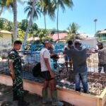 Pendampingan Babinsa Dorong Kelancaran Pembangunan Jembatan Gantung Garuda Di Desa Biluhu Timur