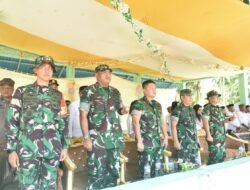 Kegiatan TMMD Ke 128 Di Boalemo Dihadiri Dandim 1315 Kabupaten Gorontalo Bersama Unsur Terkait