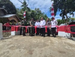 Jembatan Garuda Desa Ulapato B Resmi Digunakan Setelah Pangdam XIII/Merdeka Hadir Bersama Kodim 1315/Kab. Gorontalo Hari Ini