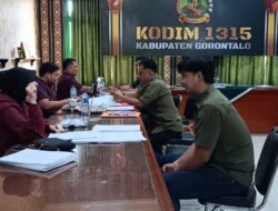 Pengawasan Bidang Administrasi Intelijen Kodim 1315 Kabupaten Gorontalo Berlangsung Bersama Tim Sintelad TA 2026
