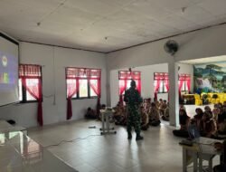 Kegiatan KKRI Kodim 1315 Kabupaten Gorontalo Diisi Materi Bela Negara Oleh Personel Koramil Tibawa