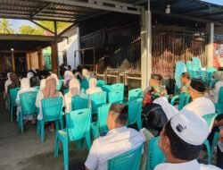 Kegiatan Takziah Hari Ke-5 Hj. Fiani Seaban Attamimi Dihadiri Babinsa Koramil 1315-01/Telaga Bersama Masyarakat