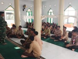 Pembinaan Teritorial Kodim 1315 Kabupaten Gorontalo Perkuat Mental Pelajar Melalui Kegiatan KKRI