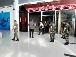 Dandim 1315/Kabupaten Gorontalo Bersama Danrem Antar Kepulangan Danpusterad Letjen TNI Mochamad Syafei Kasno