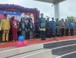 Semangat Nasionalisme Warnai Kehadiran Personel Koramil 1315-05/Boliyohuto Dalam Peringatan Hardiknas