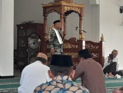 Kegiatan Navigasi Iman Di Masjid Jami Al Muhajirin Dihadiri Babinsa Koramil 1315-05/Boliyohuto Sebagai Penceramah