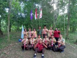 Pembukaan Perkemahan Saka Wira Kartika Angkatan IX Koramil 1315-02/Limboto Berlangsung Tertib Dan Penuh Semangat Kebersamaan Peserta
