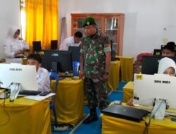 Personel Koramil 1315-01/Telaga Ikuti Zoom Meeting Pemeriksaan Psikologi Calon Kadet KKRI 2026 Di SMA Negeri 1 Telaga Biru