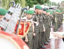 Semangat Kepahlawanan Warnai Kehadiran Kasdim 1315/Kabupaten Gorontalo Pada Ziarah Rombongan HUT Ke-68 Kodam XIII/Merdeka