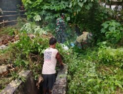 Koramil 1315-01 Telaga Pimpin Karya Bakti Massal Demi Kelancaran Aliran Air Di Permukiman Warga