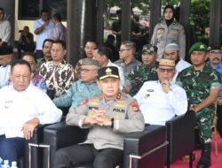 Dandim 1315 Kab. Gorontalo Bersama Forkopimda Hadiri Apel Akbar Sabuk Kamtibmas Demi Keamanan Wilayah Berkelanjutan