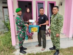 Peringati HUT Ke-68 Kodam XIII/Merdeka, Kodim 1315 Salurkan Bantuan Sosial Untuk Anggota Yang Membutuhkan