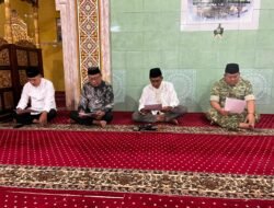 Babinsa Koramil Telaga Hadiri Doa Akhir Tahun Dan Sambut Tahun Baru Islam 1448 Hijriah Di Masjid Al Muwahidin