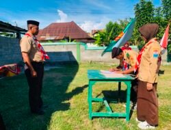 Babinsa Koramil 1315-02/Limboto Pimpin Penutupan Perkemahan Saka Wira Kartika Sekaligus Lantik Pengurus Masa Bakti 2026–2028 Resmi
