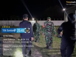 Sinergi Koramil Limboto Bersama Lapas Perempuan Gorontalo Jaga Ketertiban Dan Stabilitas Lingkungan Pemasyarakatan