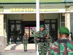 Upacara Bendera Mingguan Kodim 1315/Kabupaten Gorontalo Dipimpin Dandim Guna Memperkuat Profesionalisme Seluruh Prajurit TNI AD