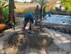 Pembangunan Jembatan Garuda Desa Iloponu Semakin Maju Berkat Pendampingan Aktif Personel Koramil 1315-04/Tibawa Setiap Hari