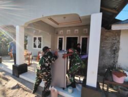 Respons Cepat Babinsa Koramil 1315-04/Tibawa Selamatkan Rumah Warga Saat Kebakaran Melanda Dapur Dan Gudang Penyimpanan