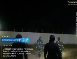 Sinergi Koramil 1315-02/Limboto Dan Lapas Perempuan Gorontalo Ciptakan Keamanan Melalui Patroli Sambang Rutin Menjaga Wilayah Tetap Kondusif