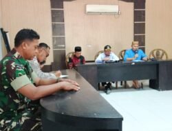 Wakili Danramil, Babinsa Koramil 1315-02/Limboto Hadiri Forum Koordinasi Bahas Persiapan HUT Kemerdekaan Dan Kemarau Berkepanjangan