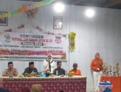 Festival Budaya Jaton Ke-XX Kontingen Reksonegoro Ditutup Babinsa Koramil 1315-04/Tibawa Bersama Panitia Dan Masyarakat