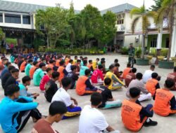 MPLS SMK Negeri 2 Limboto Semakin Bermakna Berkat Materi PBB Dari Personel Koramil 1315-02/Limboto Kepada Siswa