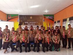 Musyawarah Ranting Gerakan Pramuka Di SMP Negeri 2 Telaga Dihadiri Babinsa Koramil 1315-01/Telaga Bersama Tokoh