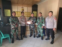 Ucapan Hari Bhayangkara Ke-80 Koramil 1315-03 Tabongo Perkuat Soliditas Bersama Personel Polsek Bongomeme Dan Batudaa