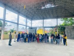 Siswa SMK Negeri 1 Batudaa Terima Pembekalan Wawasan Kebangsaan, Bela Negara, Dan PBB Dari Koramil 1315-03/Tabongo