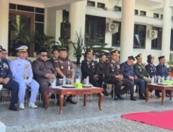Momentum Hari Bhayangkara Ke-80 Kasdim 1315/Kabupaten Gorontalo Perkuat Sinergi Bersama Polres Gorontalo Dan Forkopimda
