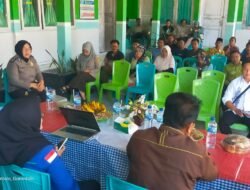 Rapat Hambur Tanam Musim Rendengan Satukan Langkah Petani Bersama Personel Koramil Limboto di BPP Limboto Barat