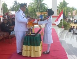 Semangat Kemerdekaan RI Ke-81, Koramil 1315-05 Boliyohuto Ikuti Upacara Tingkat Kecamatan Boliyohuto