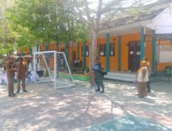 Semarak Kemerdekaan Ke-81, Koramil Tabongo Ikut Nilai Kebersihan Sekolah Instansi Pemerintah Dan Perkampungan Kecamatan Batudaa