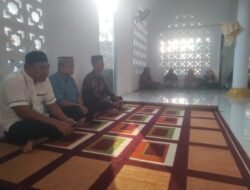 Navigasi Iman Berlangsung Khidmat, Personel Koramil Telaga Hadir Bersama Masyarakat Pada Masjid Ar-Rahman Desa Buhu