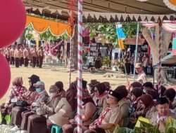 Wakili Danramil, Anggota Koramil 1315-01/Telaga Hadiri Pembukaan Perkemahan Pramuka Ke-65 Tahun 2026