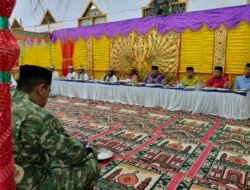 Maulid Nabi Muhammad SAW Tahun 1448 H Berlangsung Tradisional, Personel Koramil Limboto Turut Hadir