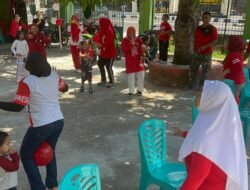 Beragam Lomba Meriahkan HUT Ke-81 Kemerdekaan, Koramil 1315-02 Limboto Perkuat Kekeluargaan Bersama Persit Dan Anak-Anak