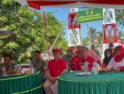 Program Jembatan Garuda dan Air Bersih Nasional Hadirkan Danramil 1315-02 Limboto Dalam Vicon Bersama Presiden RI