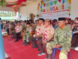 Wakili Danramil, Personel Koramil 1315-05/Boliyohuto Hadiri Upacara Penutupan Perkemahan Pramuka Asparaga Tahun 2026
