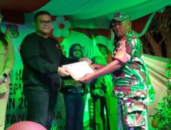 Semangat Kemerdekaan, Babinsa Koramil Telaga Hadiri Ramah Tamah HUT Ke-81 Republik Indonesia Bersama Masyarakat