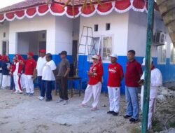 Semangat Kemerdekaan Menguat, Personel Koramil Tibawa Hadir Pada Peringatan HUT Republik Indonesia Ke-81 Kecamatan Pulubala