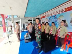 Babinsa Wakili Danramil Telaga Hadiri Pembukaan Pramuka, Dorong Semangat Generasi Muda Kecamatan Telaga Jaya