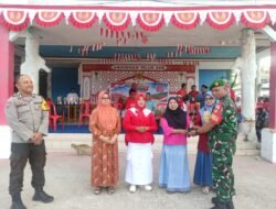 Meriahkan HUT Ke-81 RI, Babinsa Koramil 1315-01/Telaga Hadiri Lomba Pawai Hias Kecamatan Telaga Jaya